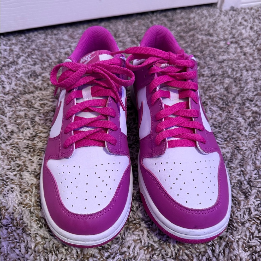 Nike Fuchsia and White Athletic Shoes